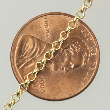 Gold Plated Rolo Chain bulk, 32 ft of Gold Plated SOLDERED Rolo Chain - 2.0mm 2mm Soldered Links -  Wholesale Bulk Jewelry