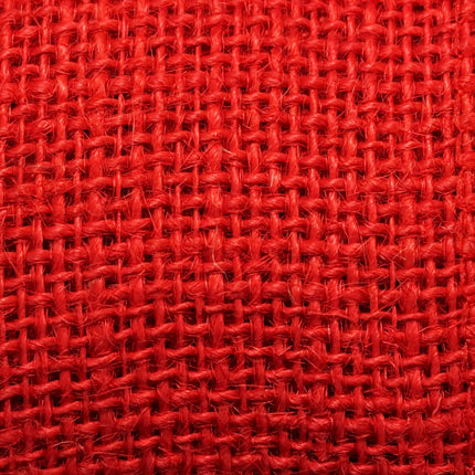 Craft Burlap Ribbon - Red 2.3" Wide, 32 Feet Roll for Rustic Decor