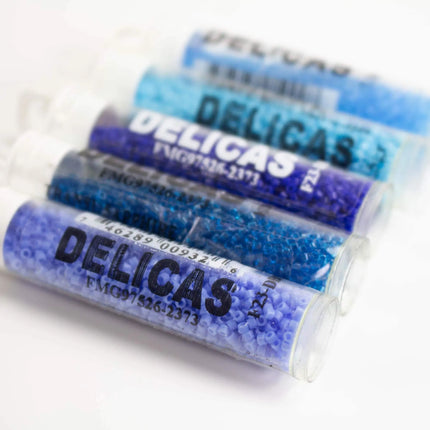Miyuki Delica 11/0 Seed Beads | Choose Your Color, Blue and Teals| 7.5g Tube Supply