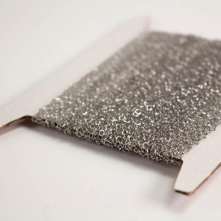 Stainless Steel 2.1mm Flat Cable Chain, Soldered Links, Bulk Jewelry Making Chain