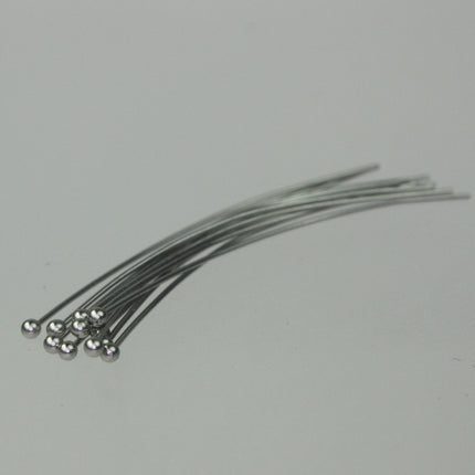 NEW New 20pcs of Stainless Ball end headpin - 22G - 2 inch 50mm(5cm)