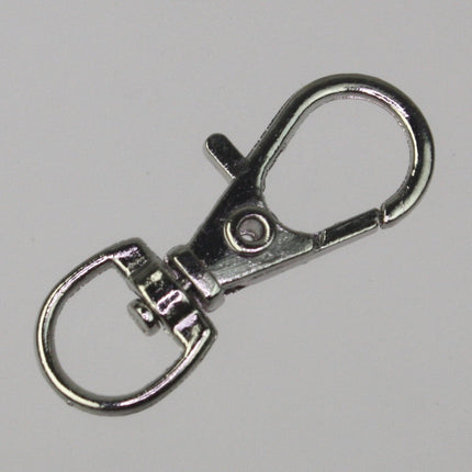 30 pcs of rhodium Plated Swivel Clip Lanyard or Key Chain Small size  - 31x13mm