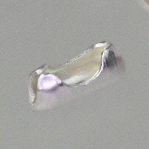 100pcs of Silver Plated ball chain connector for 1.5mm and 1.2mm chain - Insert Type - BALLCON15