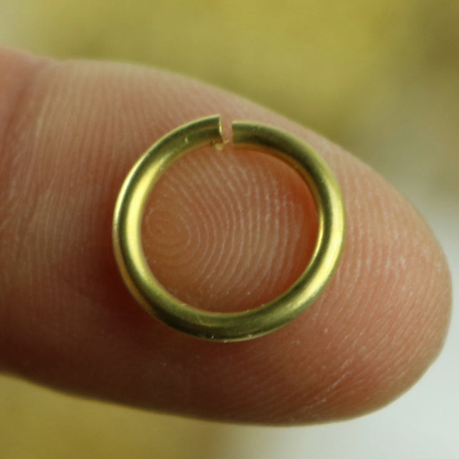 50 RAW Brass Bronze Jump Rings Jumprings - 12mm 15G (1.5mm) 15 Gauge - Clean Edge Cut Saw Cut Jumprings