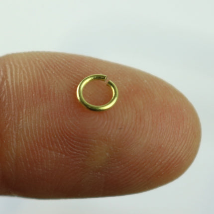 250 RAW Brass Bronze Jump Rings Jumprings - 5mm 21 Gauge 21G (0.7mm) - Clean Edge Cut Saw Cut Jumprings