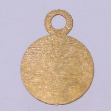 one Foot Antique Bronze Chain with Disc Coin - 6.2mm for Earring Bracelet Necklace