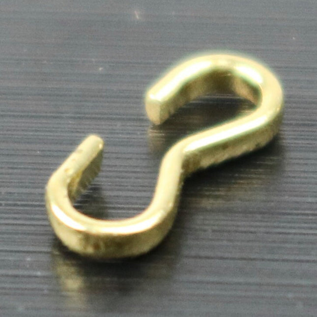 100 raw Brass 3 Shape Connector Link - 8x4mm
