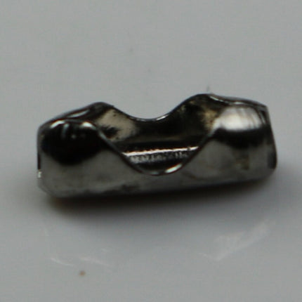 100 pcs Ball Chain Connector - 1.5mm Gunmetal - Clasp Insert type - Wholesale Lot