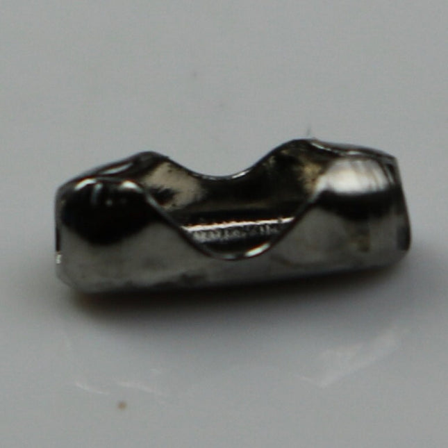 100 pcs Ball Chain Connector - 1.5mm Gunmetal - Clasp Insert type - Wholesale Lot