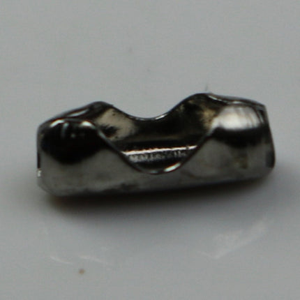 100 pcs Ball Chain Connector - 3.2mm Gunmetal - Clasp Insert type - Wholesale Lot