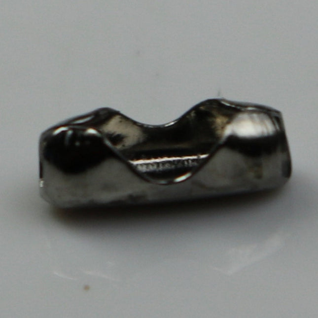 100 pcs Ball Chain Connector - 3.2mm Gunmetal - Clasp Insert type - Wholesale Lot