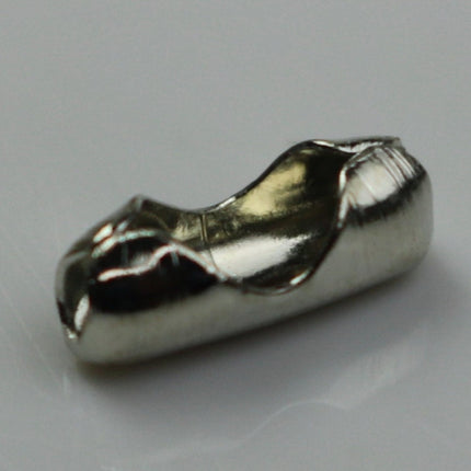 100 pcs Ball Chain Connector - 3.2mm Rhodium Plated Antique Silver - Clasp Insert type - Wholesale Lot