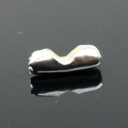 100 pcs Ball Chain Connector - 2.4mm Silver Plated - Clasp Insert type - Wholesale Lot