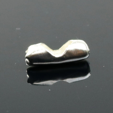 100 pcs Ball Chain Connector - 1.5mm Silver Plated - Clasp Insert type - Wholesale Lot