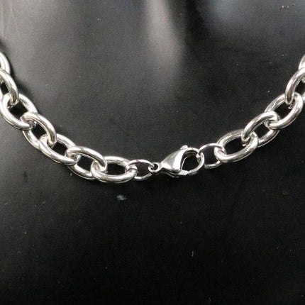 Stainless Steel MEN's Chunky Cable Chain Necklace - 22 inch (55 cm) 2.0mm Thickness