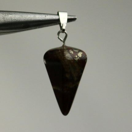 1, 5, 10pcs Hex POINT Charm Point Pendant - 14x21mm 9/16x13/16inch - Brecciated Jasper Gemstone Crystal Pendant U-Pick