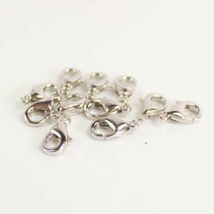Lobster Clasps Alloy 10x5mm, Multiple Colors & Bulk Pack Options