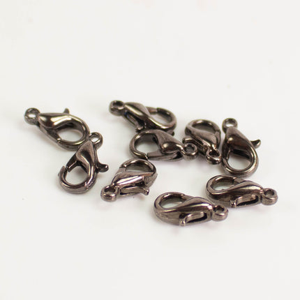 Lobster Clasps Alloy 10x5mm, Multiple Colors & Bulk Pack Options