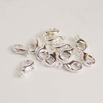 Lobster Clasps Alloy 10x5mm, Multiple Colors & Bulk Pack Options