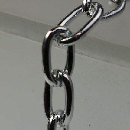 10 ft Aluminum Cable Chain - Silver TARNISH Resistant Tarnish FREE Anti Tarnished Silver Finished  - 12x7mm 1.8mm thickness Chunky - A025