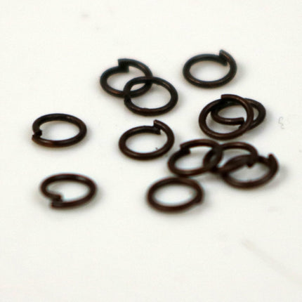 3mm THIN Jump Rings, 200 Antique Copper Jump Rings Jumprings Open 3x0.4mm 26 Gauge 26G Link Connector Jump Rings - ship from - 4x3mm