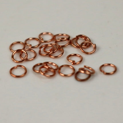 3mm THIN Jump Rings, 200 Copper Jump Rings Jumprings Open 3x0.4mm 26 Gauge 26G Link Connector Open Jump Rings - ship from - 4x3mm