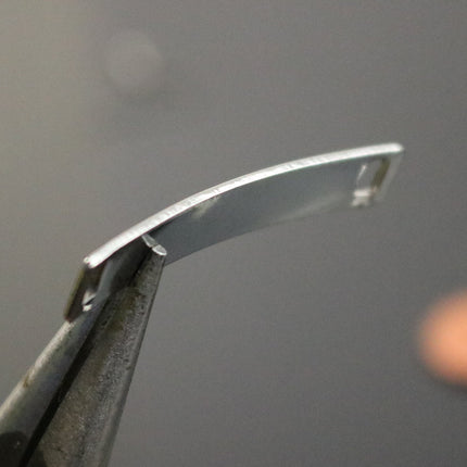 5 pcs Stainless Steel Bracelet Tags Stamping Link Blanks - about 7x38.5mm Rectangle Blank Message Metal Bar