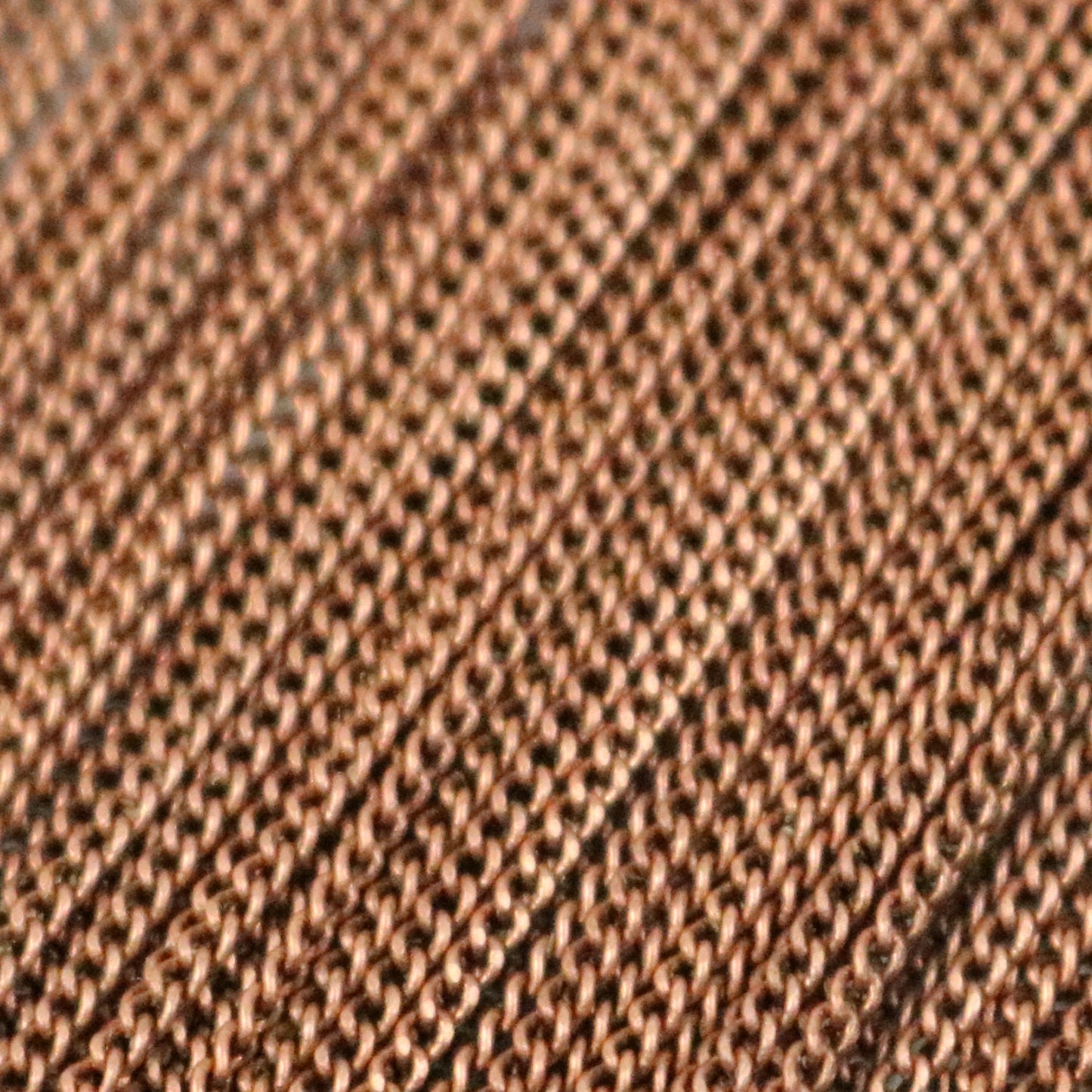 10 ft Reel Antique Copper FACET Tiny curb chain - 1.3mm soldered link - FREE adequate jump ring (10 pcs) - 1.3F