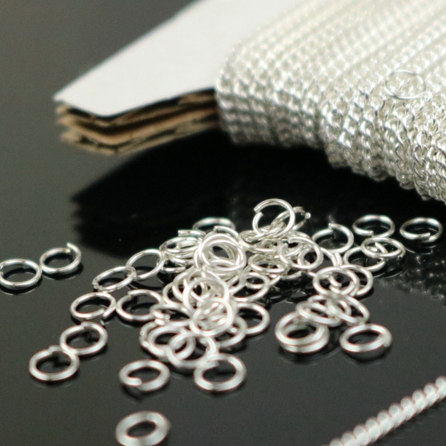 32 ft Reel Sterling Silver Plated FACET Tiny curb chain - 1.3mm soldered link - FREE adequate jump ring (20 pcs) - 1.3F