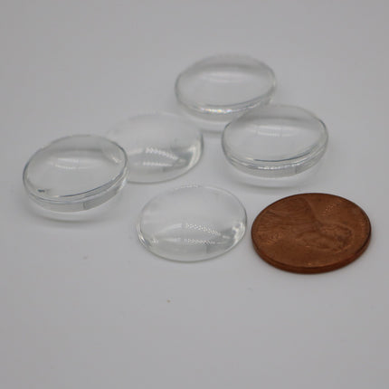 Bookmark with 18mm GLASS Magnifying Domes Cabochon - 5 sets 10 pcs  - 80mmx26mm Antique Brass - S992