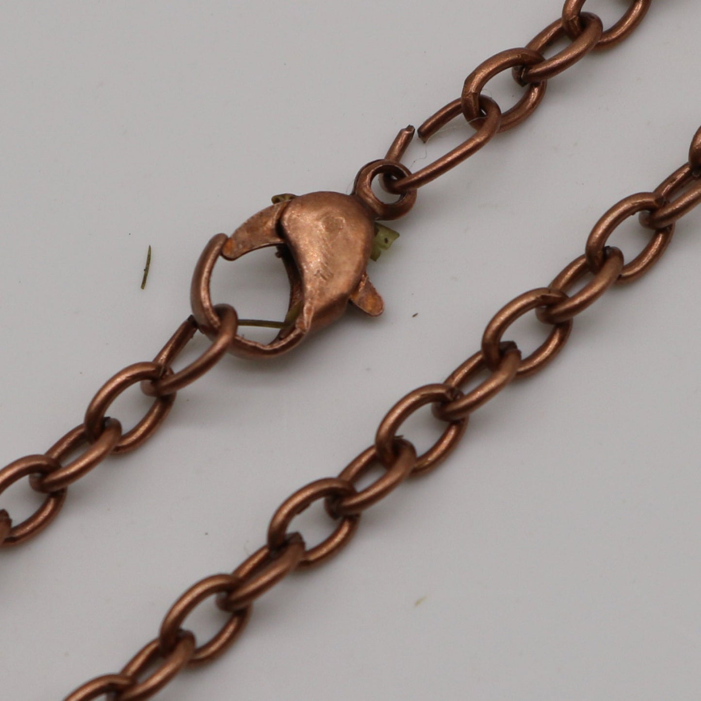 50 pcs of Ready to wear Chunky Cable Chain Necklace 60cm (about 24inch) - Antique Copper 5x3.5mm 0.9mm Cable Chain Necklace w/ Lobster Clasp