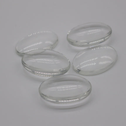 Bookmark with 18x25mm GLASS Magnifying Domes Cabochon - 5 sets 10 pcs  - 99mmx33mm Antique Brass - S011