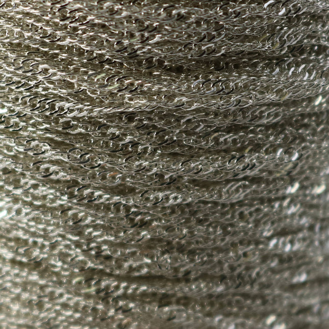 32 ft spool Sterling Silver Plated SOLDERED TWIST Twisted Rope Curb Chain - 1.8mm width Solder link - with Free Jumpring (50pcs)