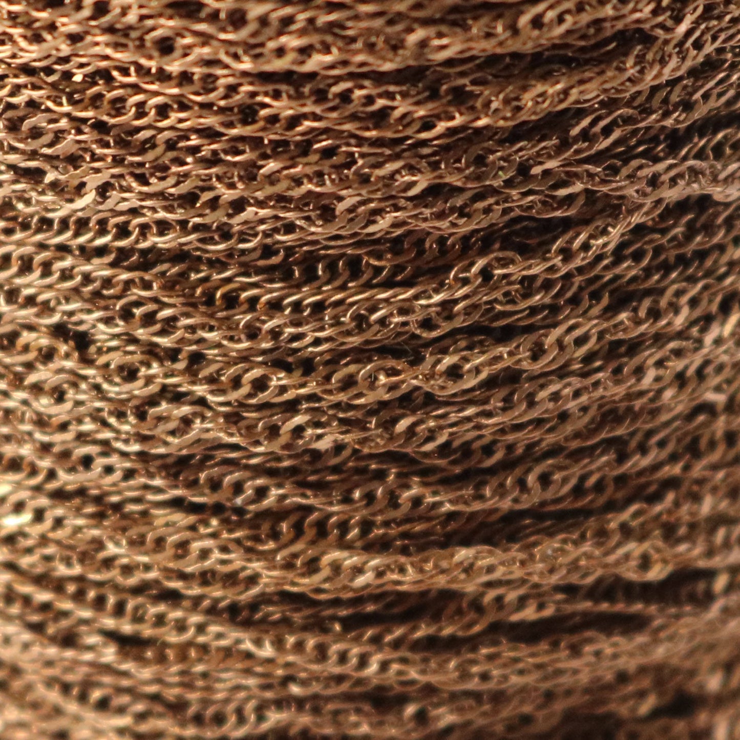 NEWnew 10 ft spool of Antique Copper Plated SOLDERED TWIST Twisted Rope Curb Chain - 1.8mm width Solder link - with Free Jumpring(10pcs)