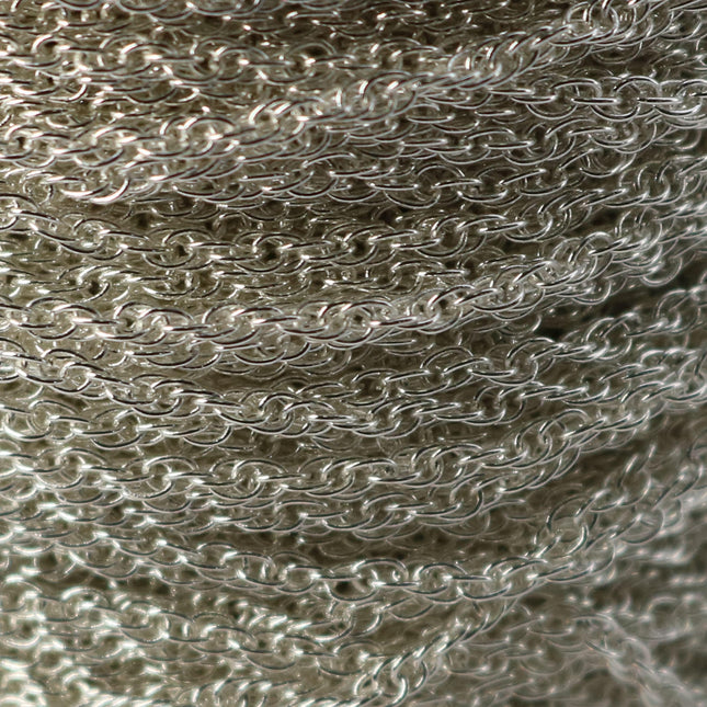 NEWnew 10 ft spool of Sterling Silver Plated SOLDERED ROPE Twisted Curb Chain - 2.0mm width Solder link -with Free Matching Jumpring(10 pcs)