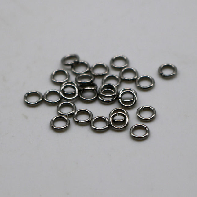 Jump RINGS 100 pcs of STAINLESS Steel Jump Rings Link Surgical Jumprings 3mm 22G 22 Gauge 0.6mm Bracelet Wholesale Jump Rings Bulk Jumprings