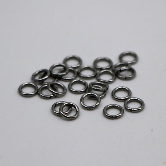 Jump RINGS 100 pcs of STAINLESS Steel Jump Rings Link Surgical Jumprings 4.5mm 20G 20 Gauge 0.8mm Bracelet Jump Rings Bulk Jumprings