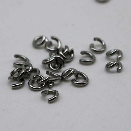 Jump RINGS 100 pcs of STAINLESS Steel Jump Rings Link Surgical Jumprings 4.5mm 18G 18 Gauge 1.0mm Bracelet Jump Rings Bulk Jumprings