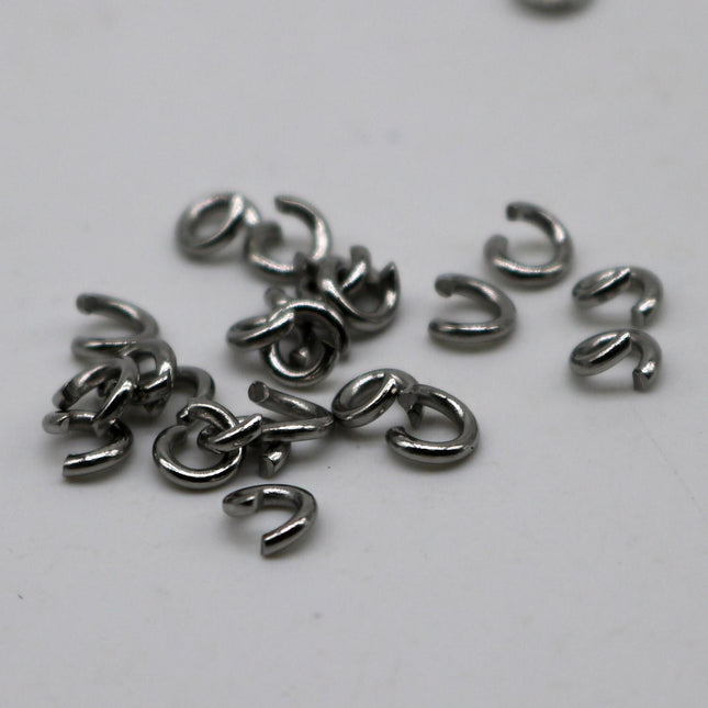 Jump RINGS 100 pcs of STAINLESS Steel Jump Rings Link Surgical Jumprings 4.5mm 18G 18 Gauge 1.0mm Bracelet Jump Rings Bulk Jumprings