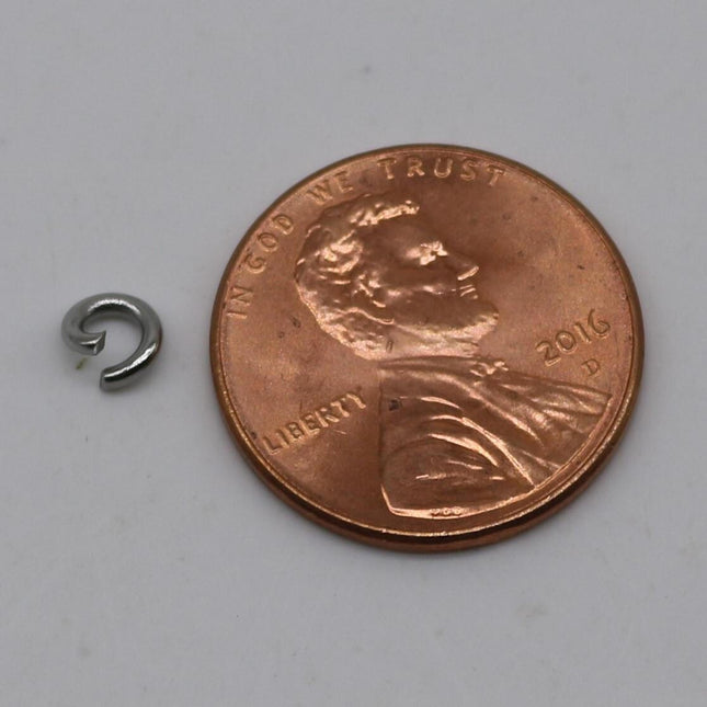 Jump RINGS 100 pcs of STAINLESS Steel Jump Rings Link Surgical Jumprings 4.5mm 18G 18 Gauge 1.0mm Bracelet Jump Rings Bulk Jumprings