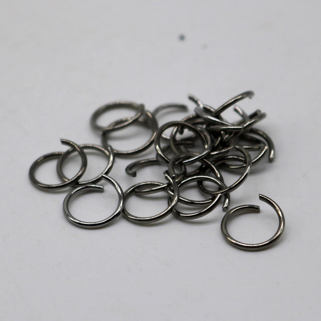 Jump RINGS 100 pcs of STAINLESS Steel Jump Rings Link Surgical Jumprings 10mm 18G 18 Gauge 1.0mm Bracelet Jump Rings Bulk Jumprings