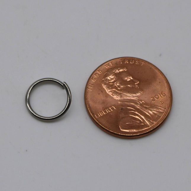 Jump RINGS 100 pcs of STAINLESS Steel Jump Rings Link Surgical Jumprings 10mm 18G 18 Gauge 1.0mm Bracelet Jump Rings Bulk Jumprings