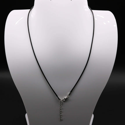 NEW 100 pcs 2.0mm 18-20 inch adjustable black compressed cotton quality necklace cord