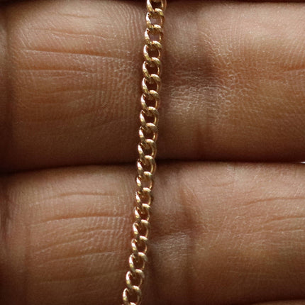 10 ft Champagne Gold (Pinky Gold) Plated SOLDERED FACET sturdy Chunky - 2.7mm width Solder link - with Free Jumpring (10pcs) - 27CURB