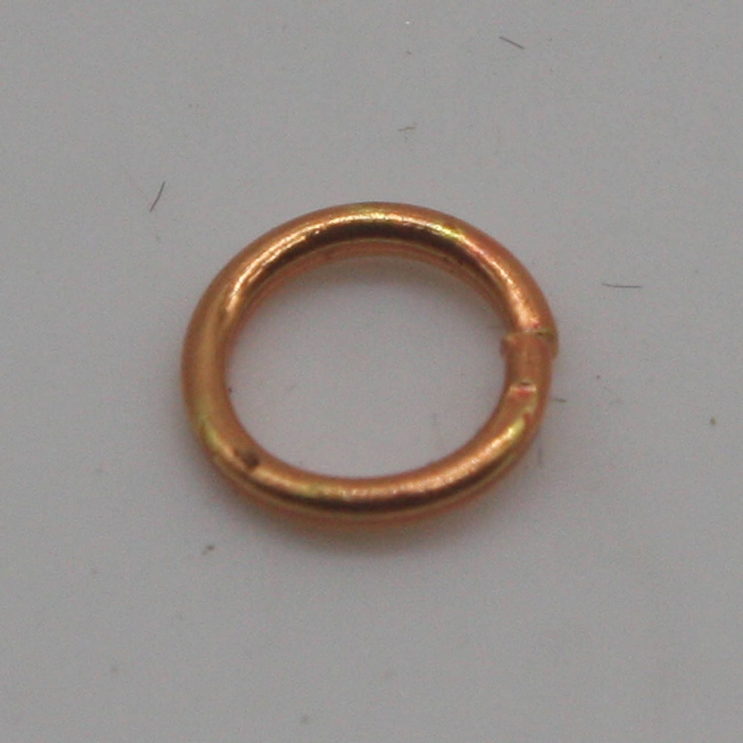 Anti Tarnish FREE Copper Plated - 100 pcs of 5mm 20G 20 Gauge 0.8mm Thick Jump Rings - Jump Ring 5x0.8mm FLAT Cut Bulk Open - AT8x6