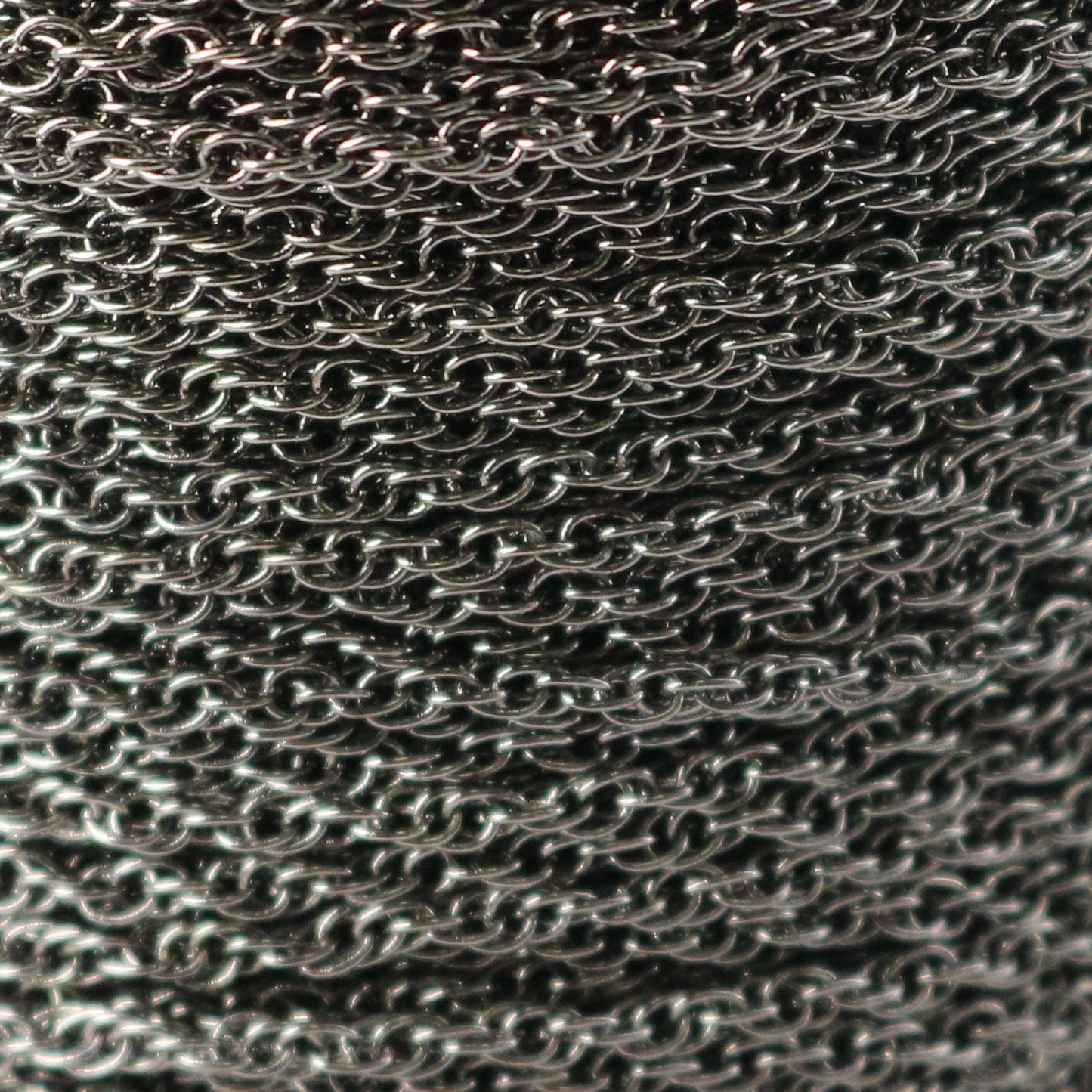 NEWnew 100 feet spool of Gunmetal Plated SOLDERED ROPE Twisted Curb Chain - 2.0mm width Solder link - with Free Matching Jumpring (100 pcs)