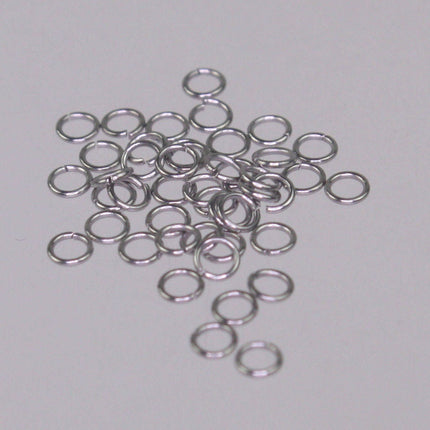 Jump RINGS 100 pcs of STAINLESS Steel Jump Rings Link Micro Surgical Jumprings 2.5mm 26G Necklace Bracelet Jump Rings Bulk Jumprings