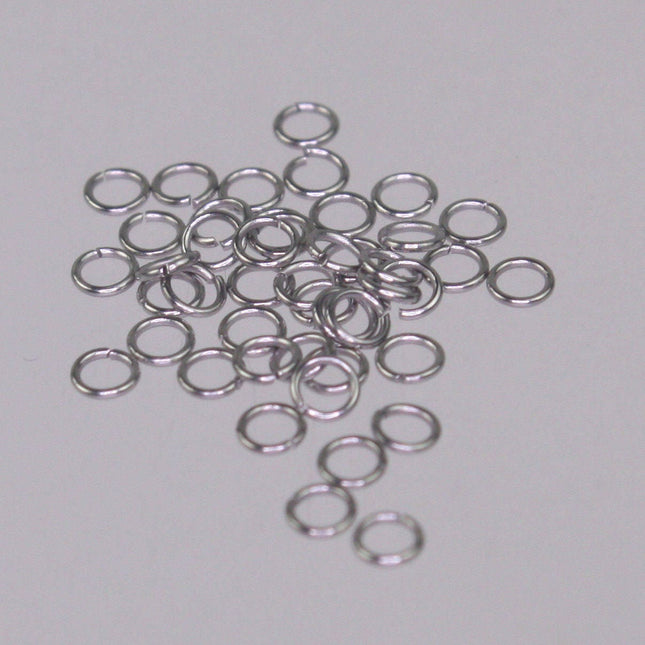 Jump RINGS 100 pcs of STAINLESS Steel Jump Rings Link Micro Surgical Jumprings 2.5mm 26G Necklace Bracelet Jump Rings Bulk Jumprings