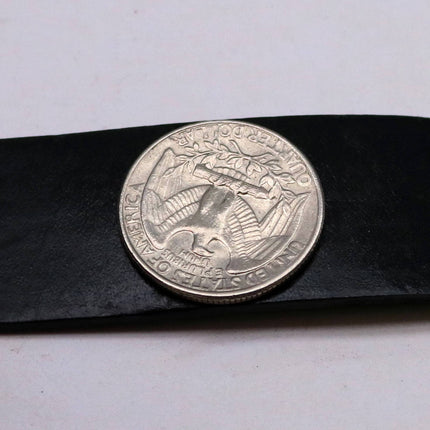 1 inch x 36" Black Genuine Leather Strap - Premium Quality Real Leather - 3 Feet Long - 1 Inch / 25mm Flat Strip