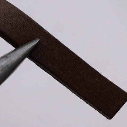 3/8 inch 10mm x 84" Brown Genuine Leather Strap - Premium Quality Real Leather - 7 Feet Long - 3/8 Inch / 10mm Flat Strip